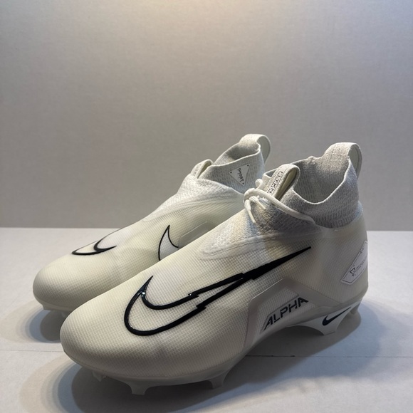 Nike Alpha Menace Elite Football Cleat Men Sz 11 PurePlatinum DM1792-109 - Picture 1 of 7